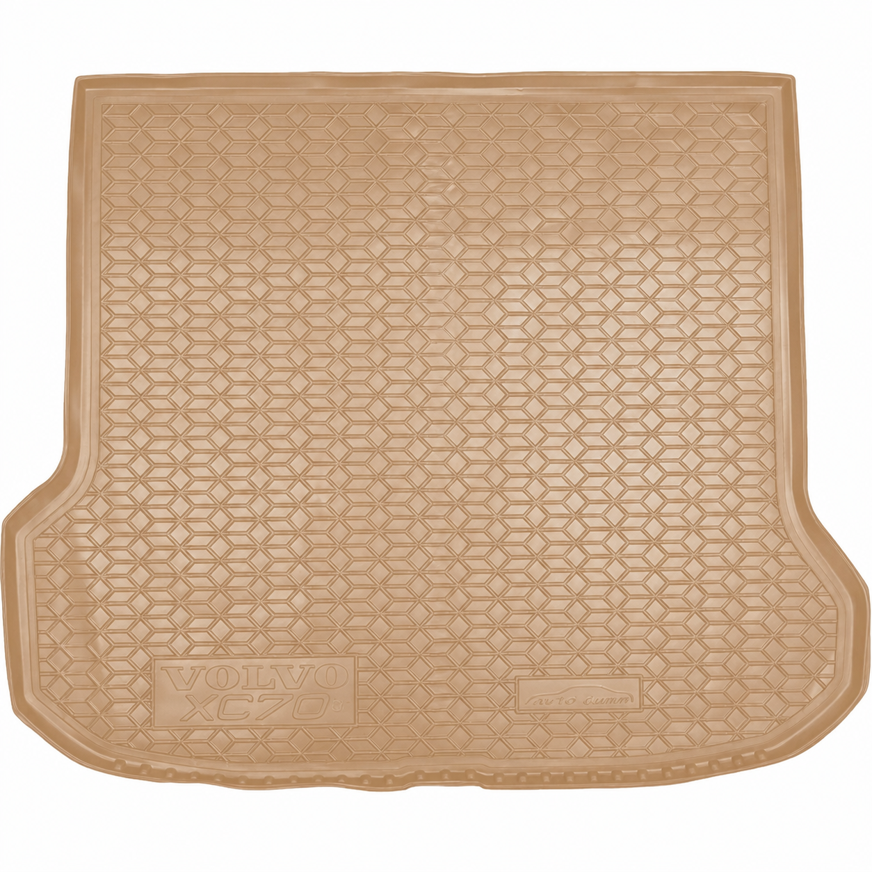 Tappetino di gomma su misura vasca baule per Volvo XC70 (2007-2016)