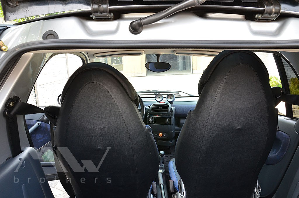 Set coprisedili su misura per Mercedes-Benz Smart Fortwo 1 (450) (1998-2007), Leather Style