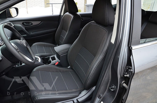 Maßgefertigte Sitzbezüge für Nissan Qashqai 2 (J11) (2013–2021), Komfortausführung