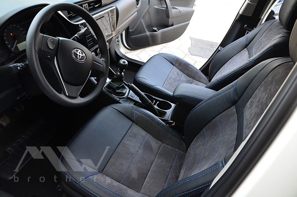 Set coprisedili su misura per Toyota Corolla (E170) (2013-2018), Leather Style