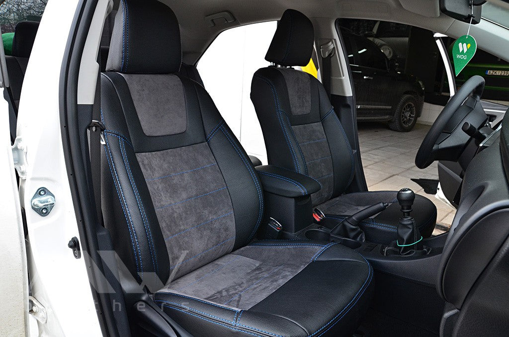 Set coprisedili su misura per Toyota Corolla (E170) (2013-2018), Leather Style