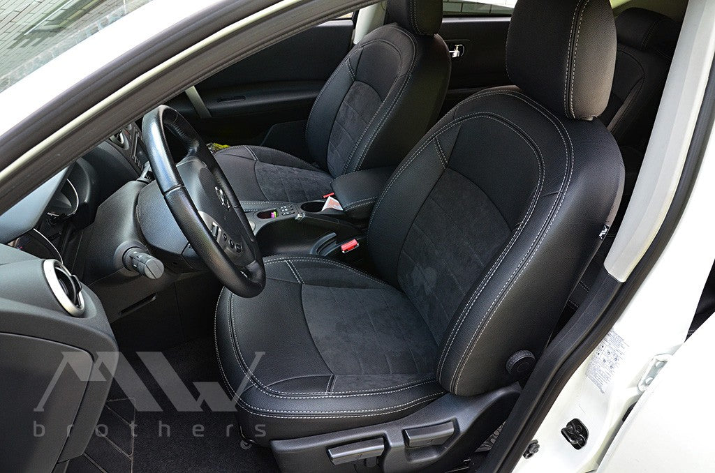 Set coprisedili su misura per Nissan Qashqai I (J10) (2006–2013), Leather Style