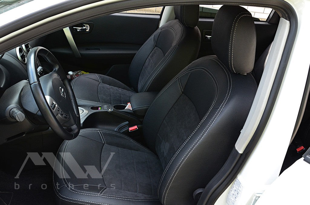 Set coprisedili su misura per Nissan Qashqai I (J10) (2006–2013), Leather Style