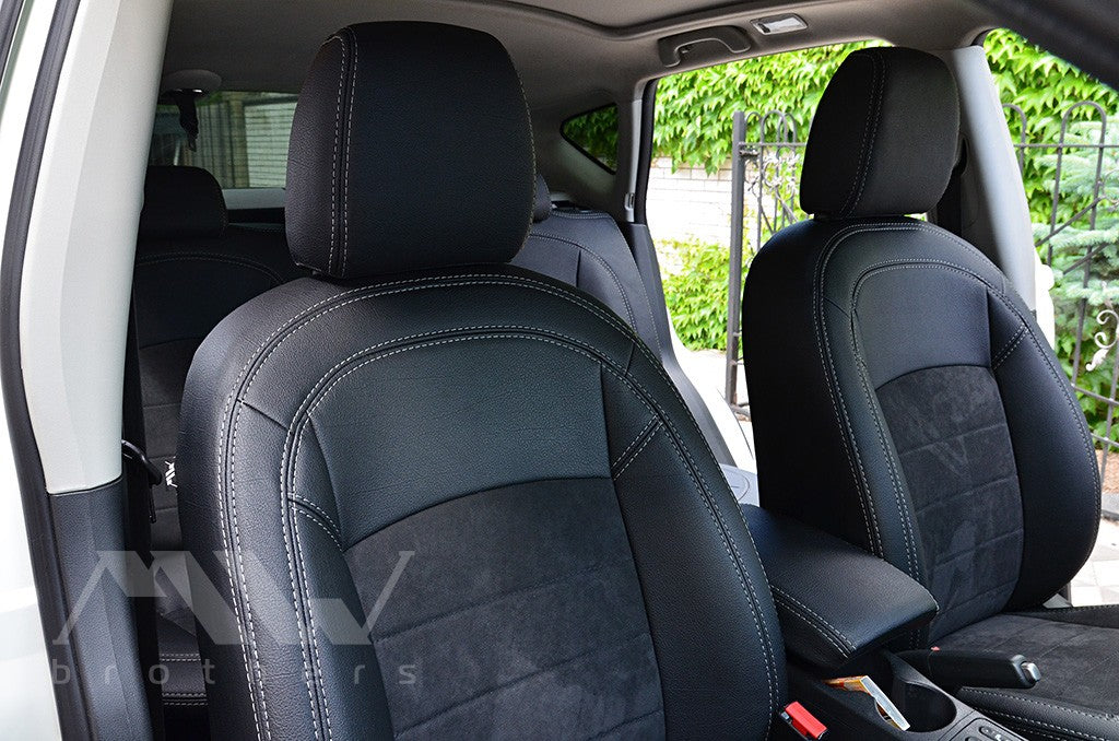 Set coprisedili su misura per Nissan Qashqai I (J10) (2006–2013), Leather Style