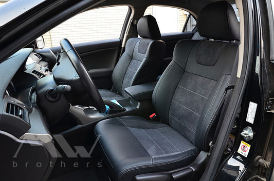 Passgenaue Sitzbezüge für Honda Accord 8 (2008–2012), Lederoptik