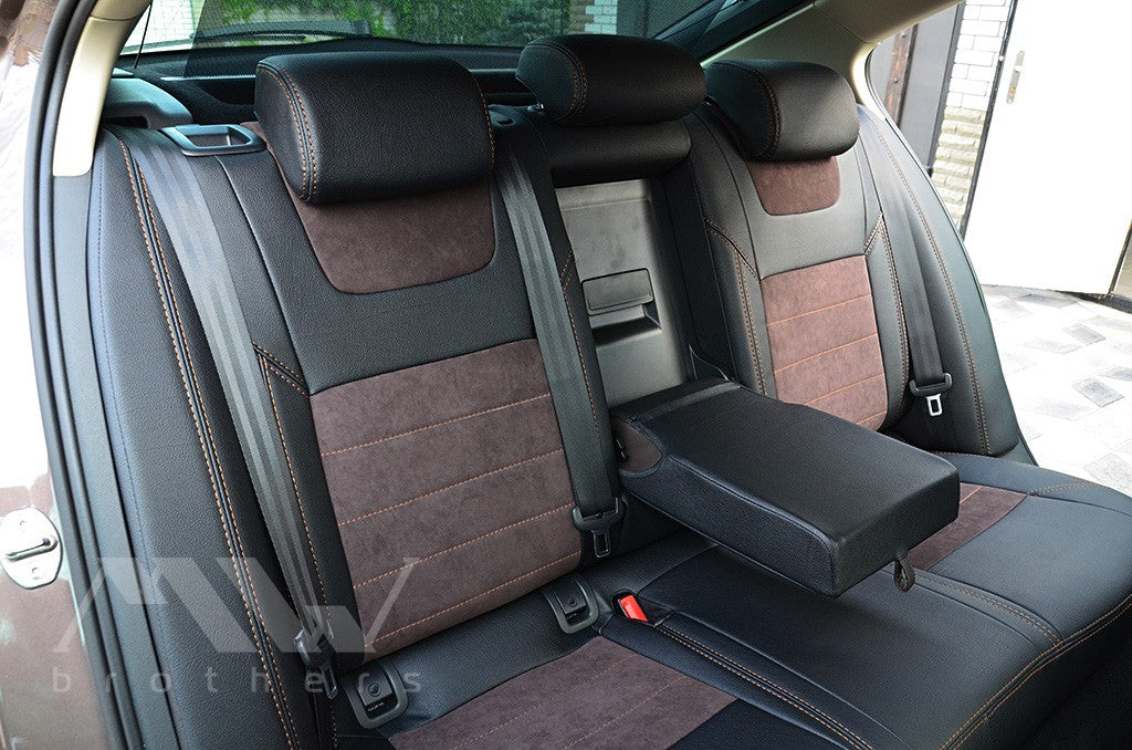 Set coprisedili su misura per Skoda Octavia A7 Ambition, Elegance (2013-2016), Leather Style
