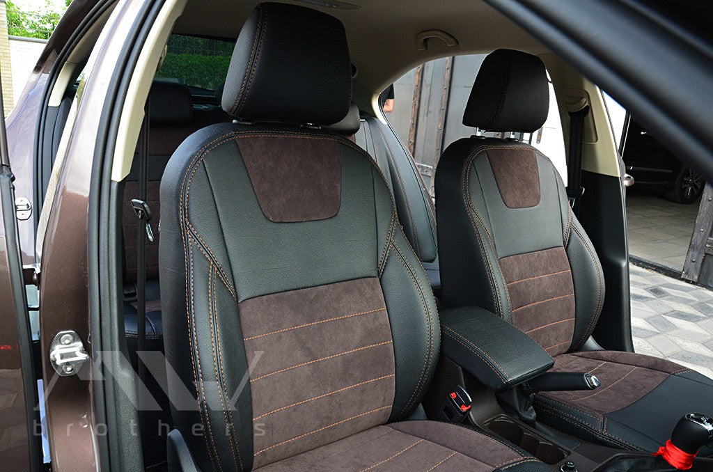 Set coprisedili su misura per Skoda Octavia A7 Ambition, Elegance (2013-2016), Leather Style