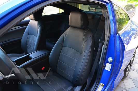 Passgenaue Sitzbezüge für Honda Civic 10 (2015–2021), Lederoptik