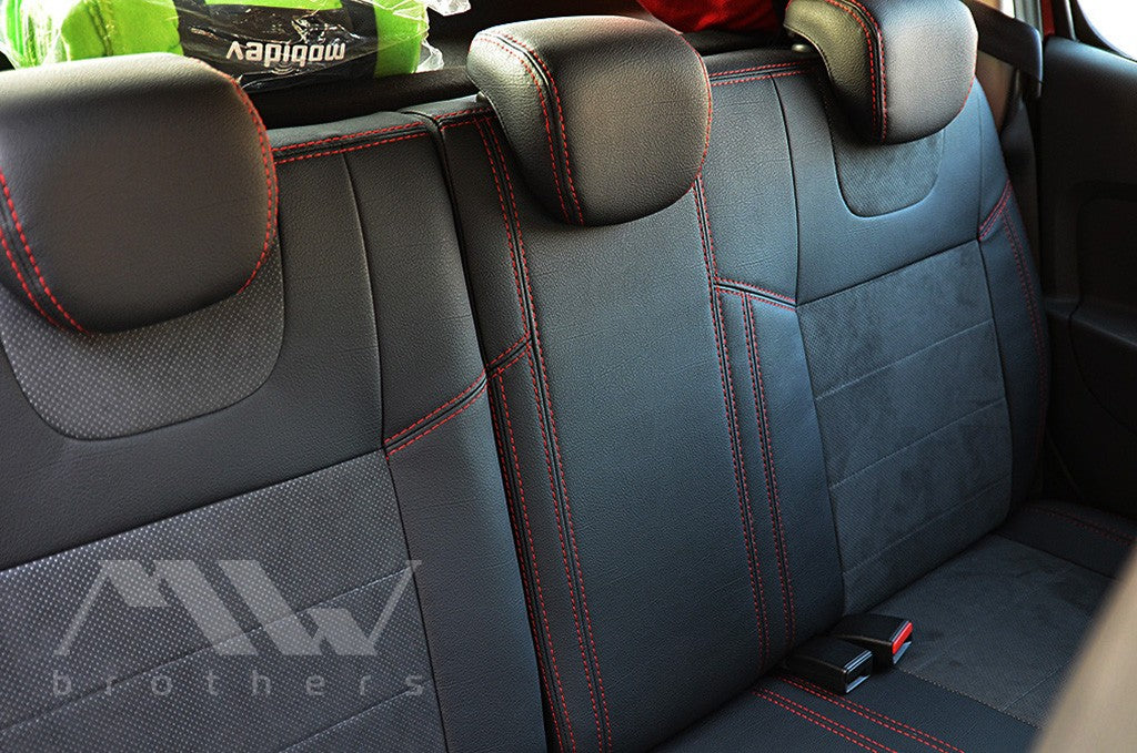 Set coprisedili su misura per Dacia / Renault Sandero II (2012–2022), Leather Style