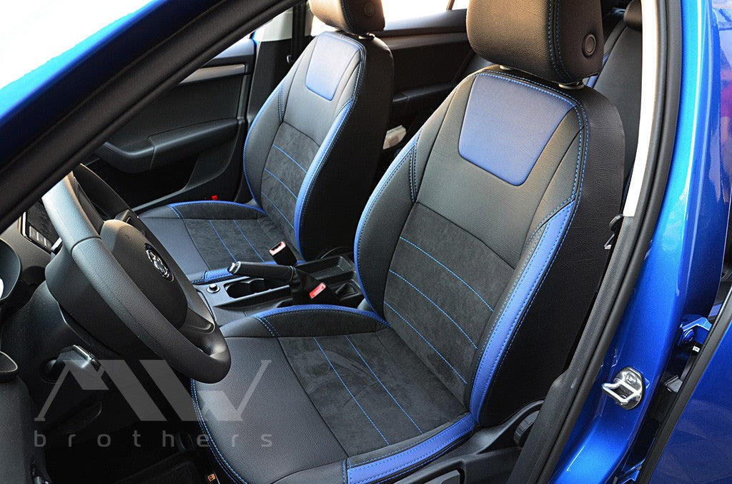 Set coprisedili su misura per Skoda Octavia A7 Ambition, Elegance (2013-2016), Leather Style