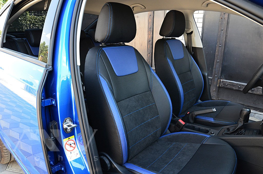 Set coprisedili su misura per Skoda Octavia A7 Ambition, Elegance (2013-2016), Leather Style