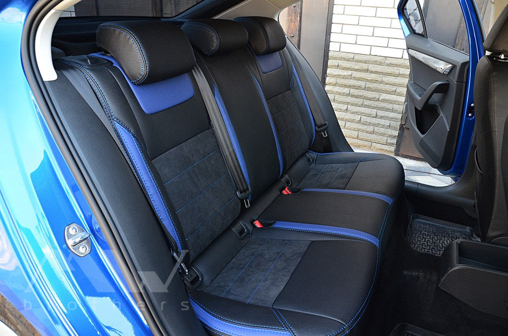 Set coprisedili su misura per Skoda Octavia A7 Ambition, Elegance (2013-2016), Leather Style