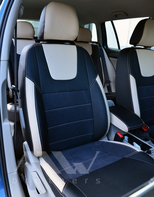Maßgefertigte Sitzbezüge für Volkswagen Golf VII (2012–2020), Lederoptik
