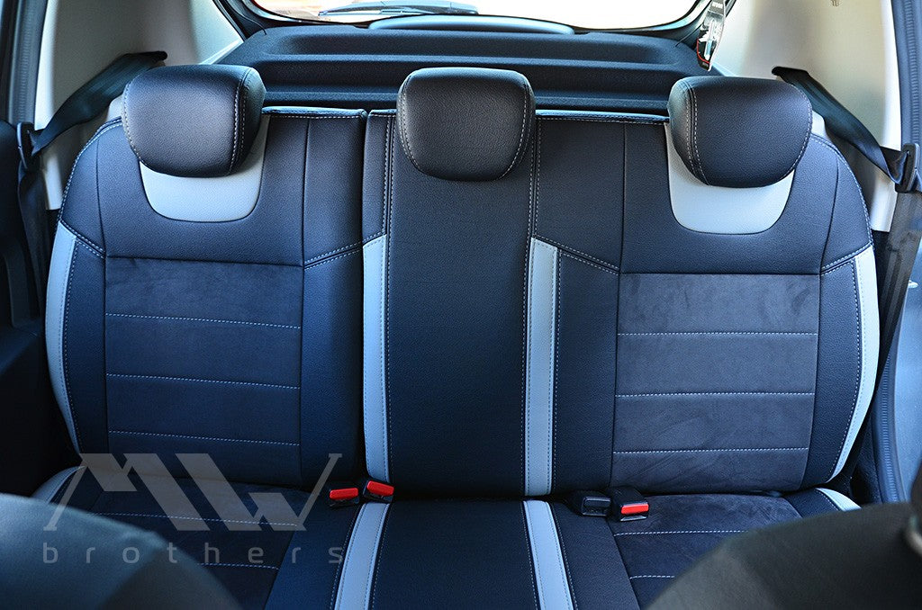Set coprisedili su misura per Dacia / Renault Sandero II (2012–2022), Leather Style