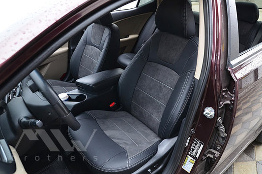 Maßgefertigte Sitzbezüge für KIA Optima 3 (TF) (2010–2015), Lederoptik
