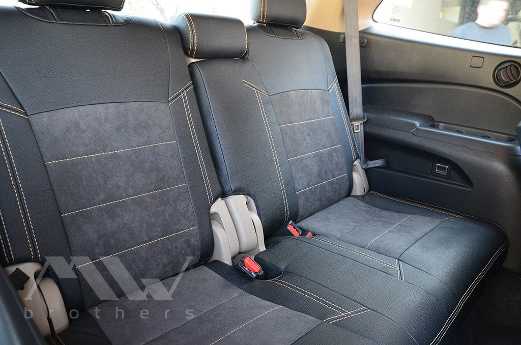 Set coprisedili su misura per Honda Pilot 3 (2015-2022), Leather Style