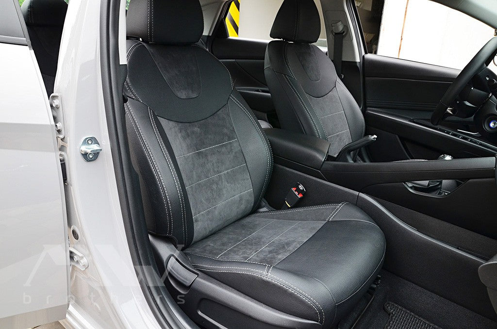 Set coprisedili su misura per Hyundai Elantra 7 (2020 in poi), Leather Style