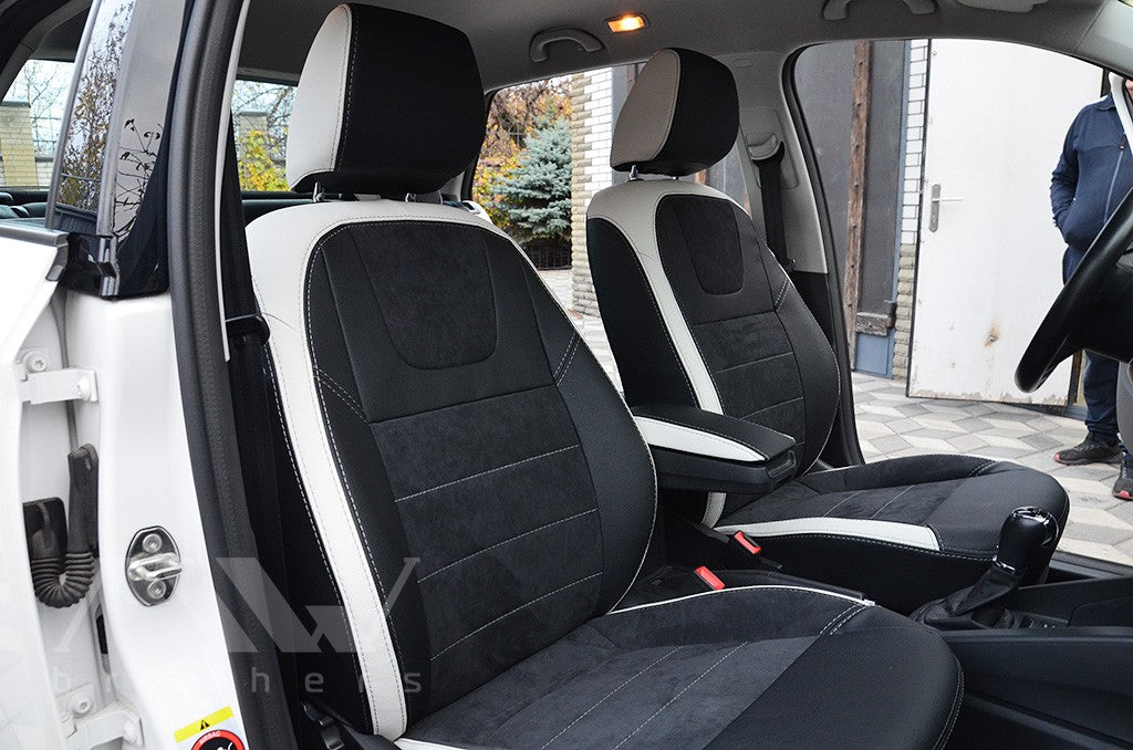 Set coprisedili su misura per Skoda Fabia 3 (2014-2022), Leather Style