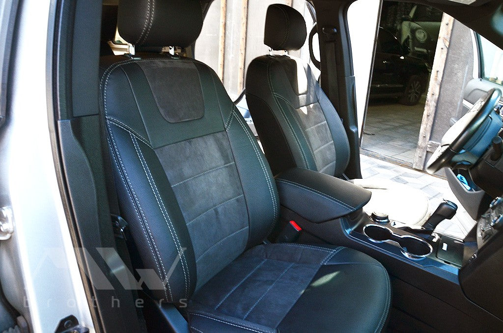 Passgenaue Sitzbezüge für Ford Explorer V (2010–2020), Lederoptik
