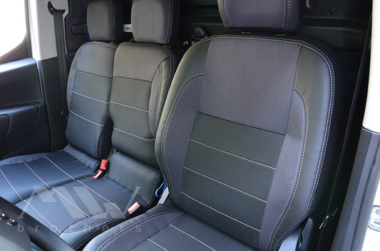Maßgefertigte Sitzbezüge für Peugeot Partner III (ab 2018), Komfort-Stil