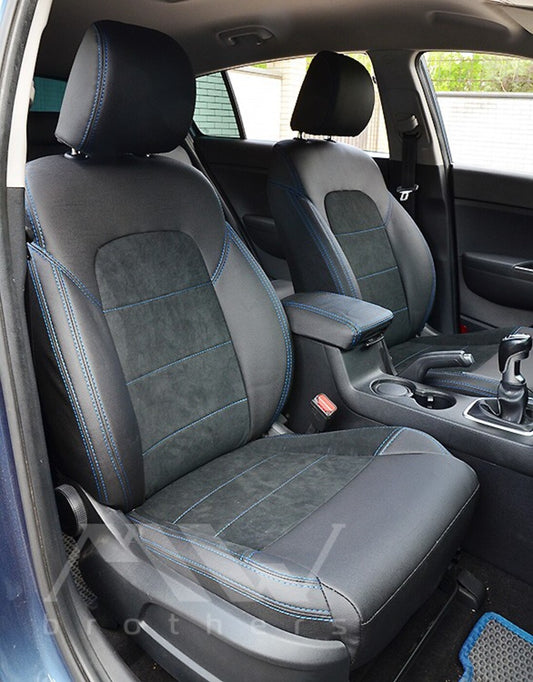Passgenauer Sitzbezugsatz für KIA Sportage 4 (QL) (2015–2021), Lederoptik