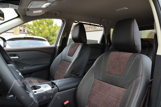 Maßgefertigte Sitzbezüge für Nissan X-Trail T33 (ab 2021), Lederoptik