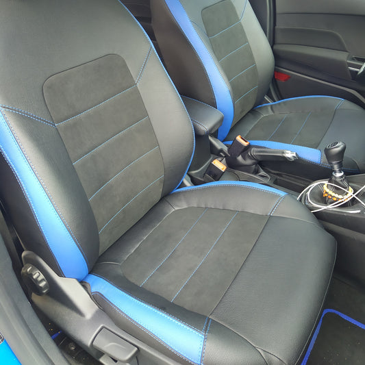Set coprisedili su misura per Ford Puma (2019-), Leather Style