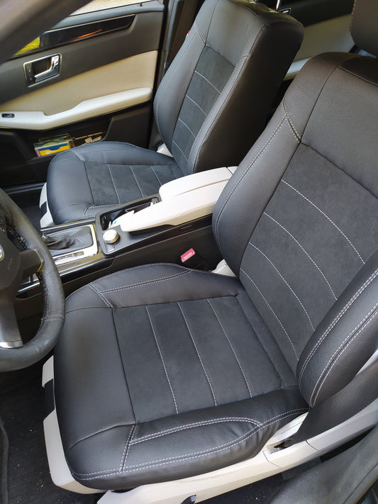 Set coprisedili su misura per Mercedes-Benz E-Class W212 (2009-2015), Leather Style