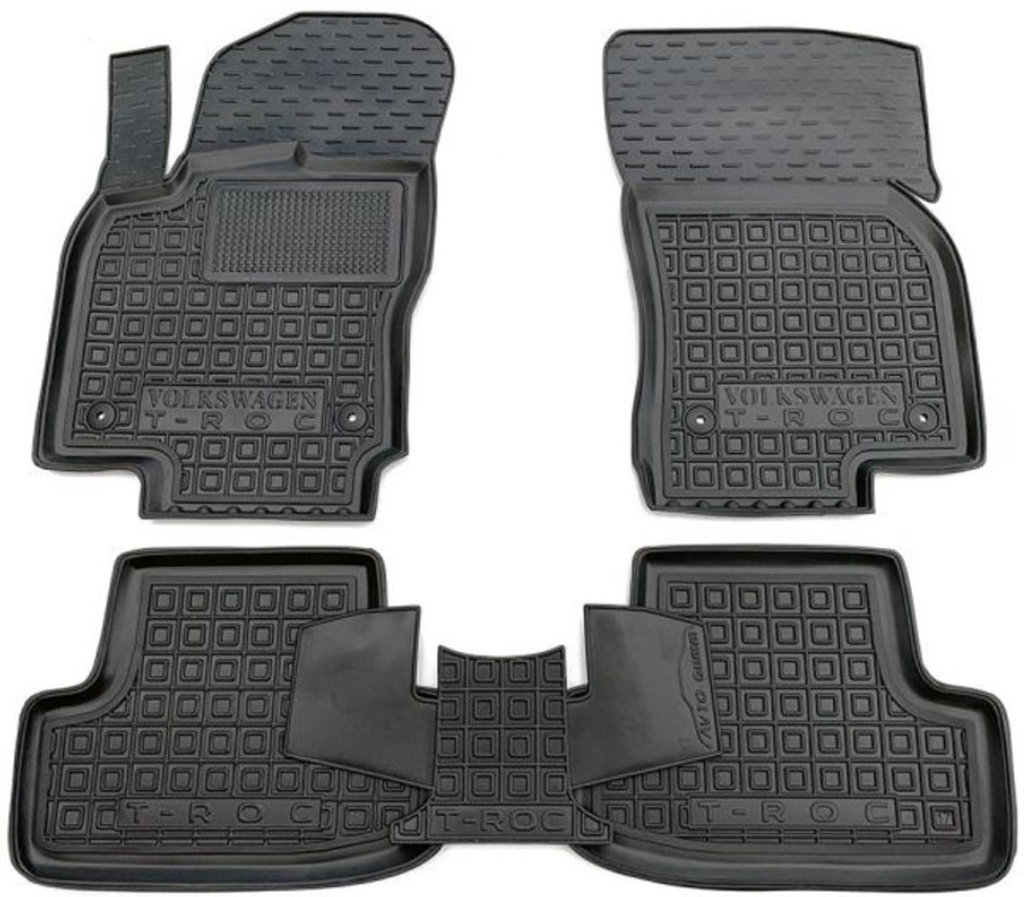 Set tappetini di gomma su misura per Volkswagen T-Roc (2017 in poi)