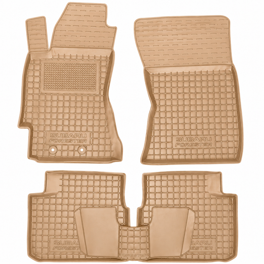 Set tappetini di gomma su misura per Subaru Forester 3 (SH) (2008-2012)