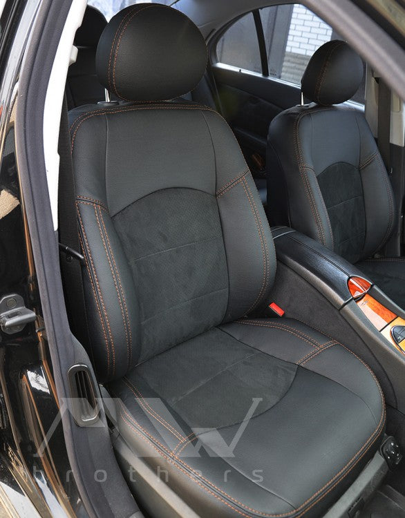 Set coprisedili su misura per Mercedes-Benz E-Class W211 (2002-2009), Leather Style