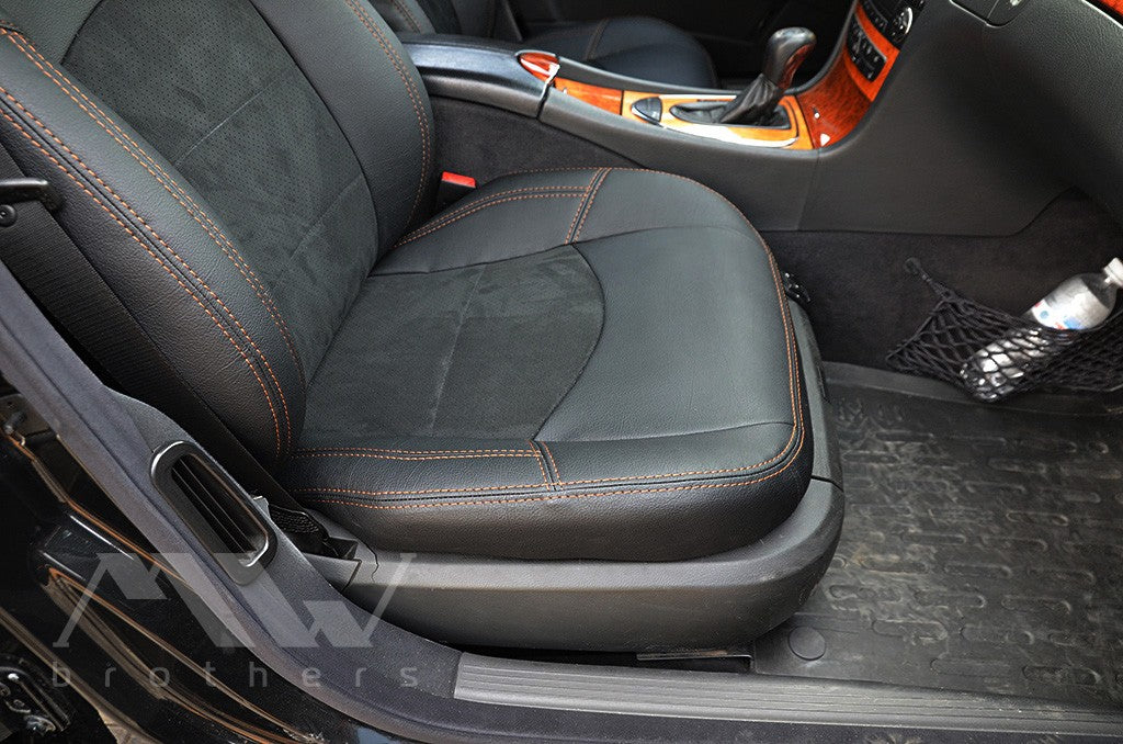 Set coprisedili su misura per Mercedes-Benz E-Class W211 (2002-2009), Leather Style