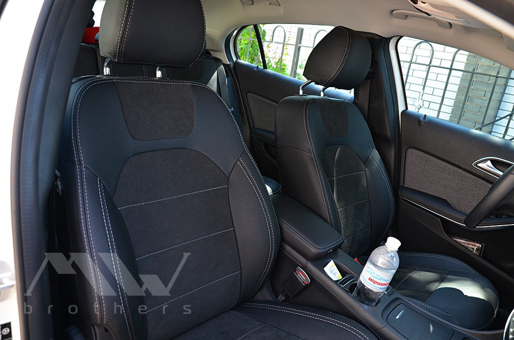 Set coprisedili su misura per Mercedes-Benz GLA-Class (X156) (2013-2020), Leather Style