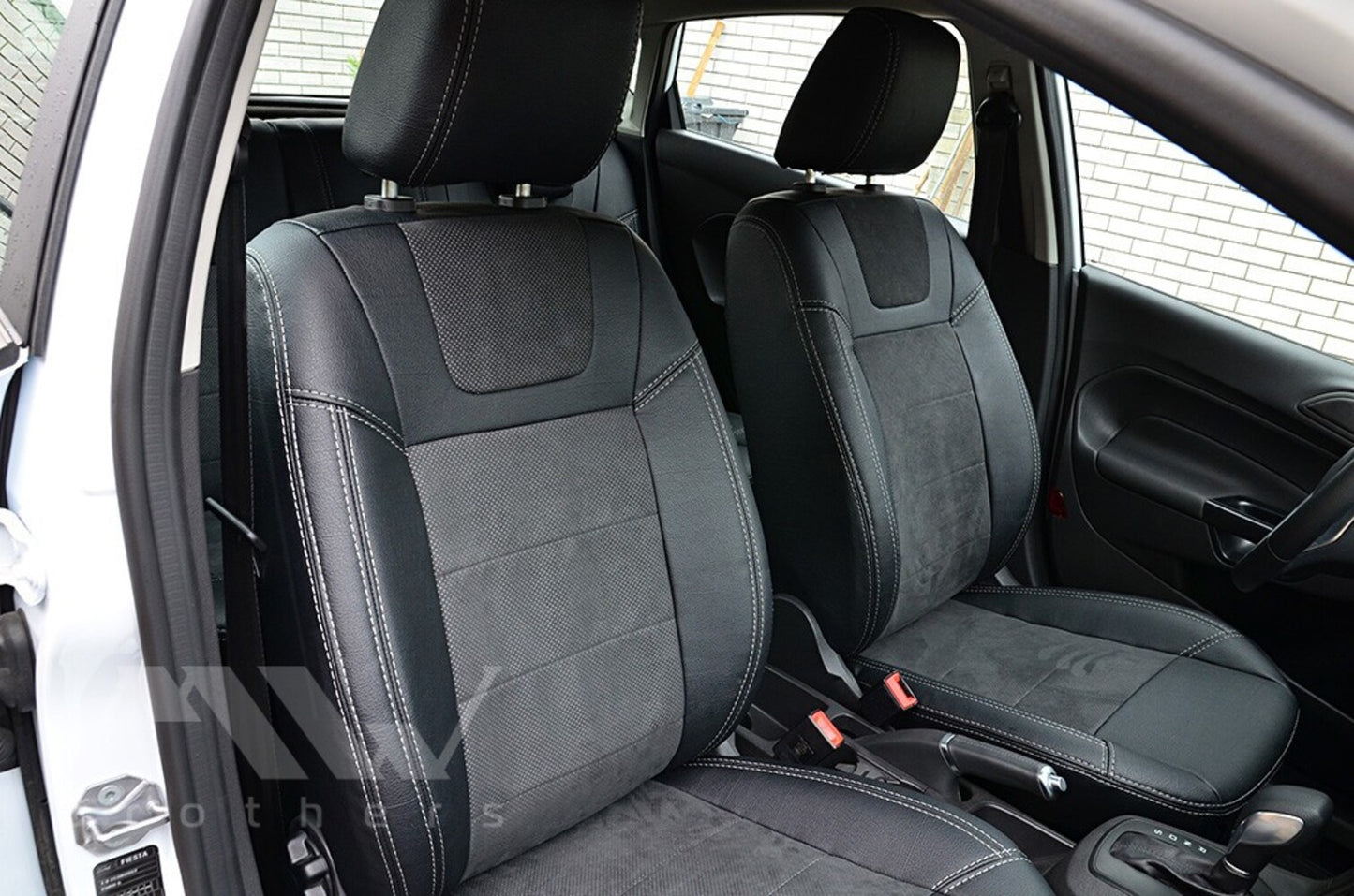Set coprisedili su misura per Ford Fiesta (Mk7) (2008-2019), Leather Style