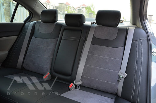 Passgenaue Sitzbezüge für Honda Civic 9 4-Türer (2011–2017), Lederoptik