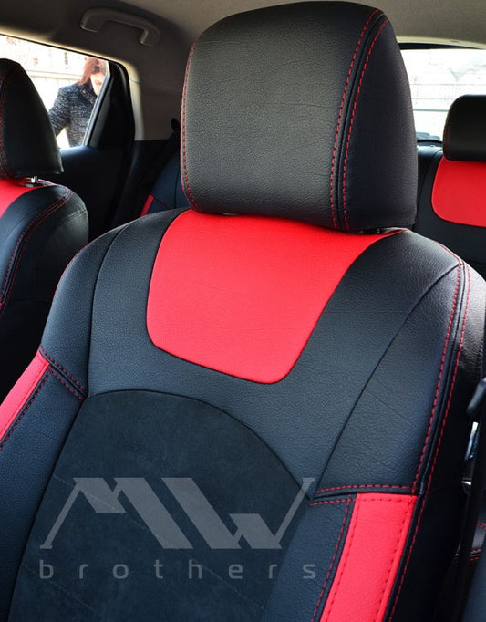 Maßgefertigte Sitzbezüge für Nissan Juke 1 (F15) (2010–2019), Lederoptik