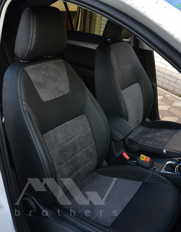 Set coprisedili su misura per Skoda Octavia A7 Ambition, Elegance (2013-2016), Leather Style
