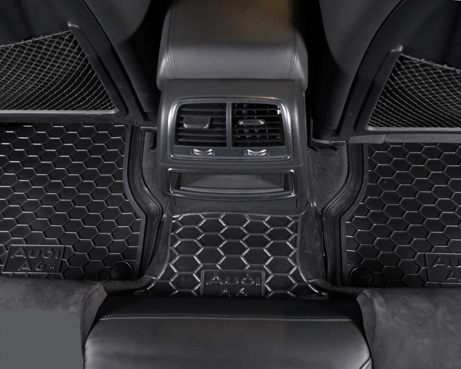 Set tappetini di gomma su misura per Audi A6 (C7) (2011-2018)