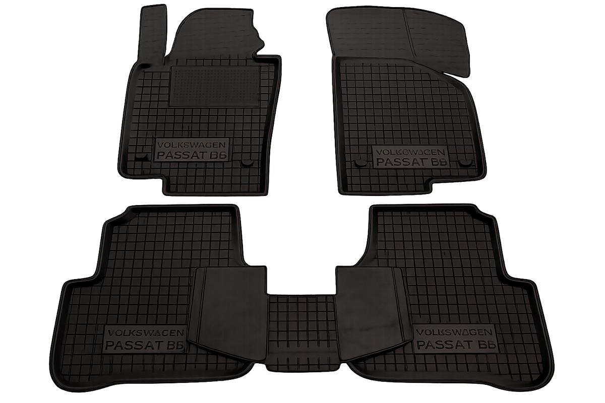Set tappetini di gomma su misura per Volkswagen Passat B6 (2005-2011)