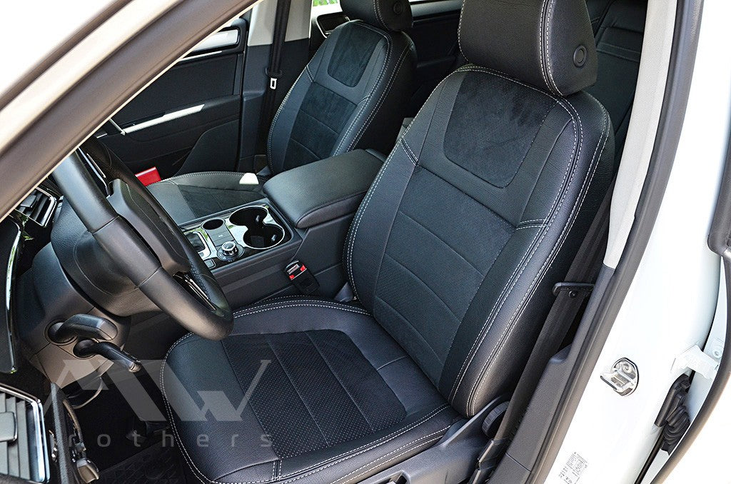 Set coprisedili su misura per Volkswagen Touareg II Life, TDI (2011-2018), Leather Style