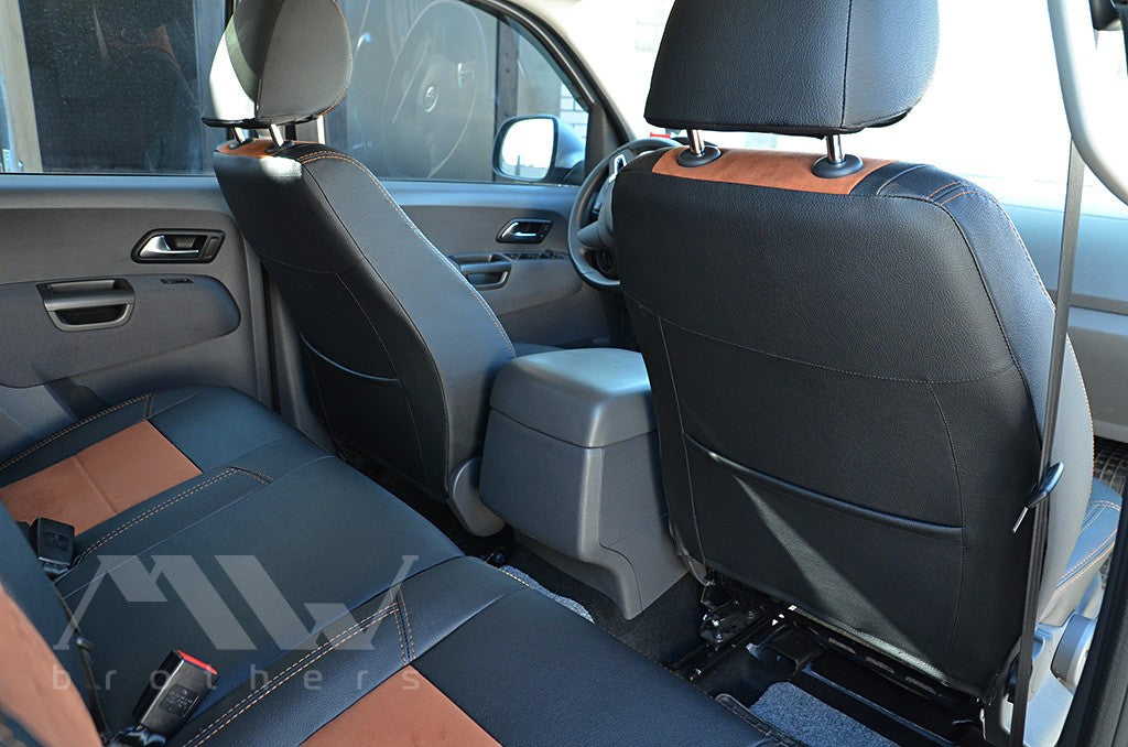 Set coprisedili su misura per Volkswagen Amarok 1 (2010-2020), Leather Style