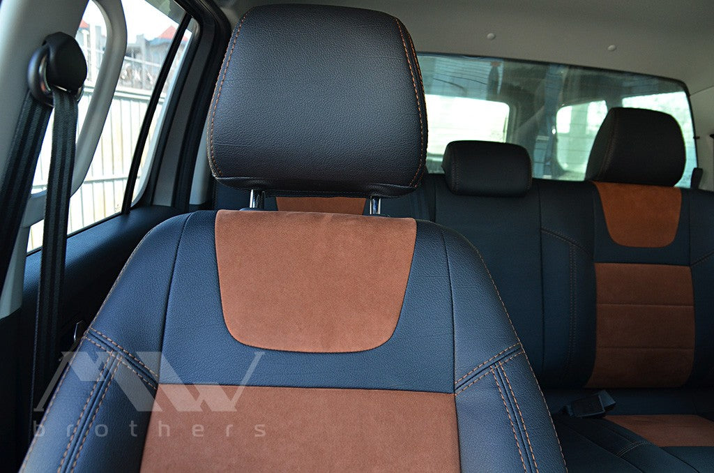 Set coprisedili su misura per Volkswagen Amarok 1 (2010-2020), Leather Style