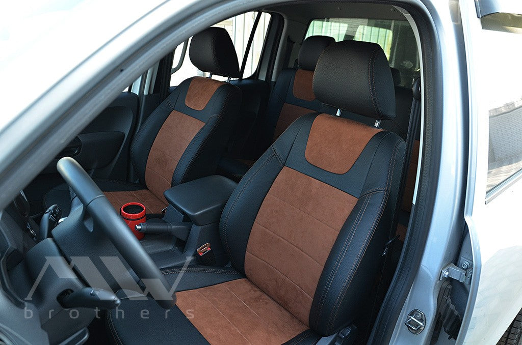 Set coprisedili su misura per Volkswagen Amarok 1 (2010-2020), Leather Style