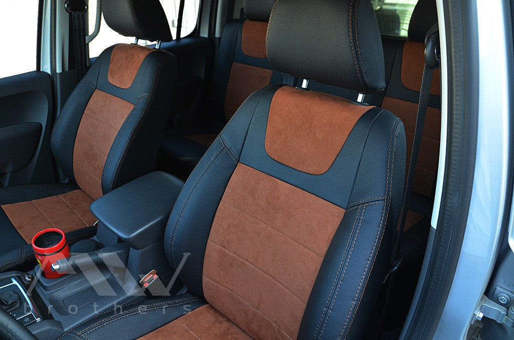 Set coprisedili su misura per Volkswagen Amarok 1 (2010-2020), Leather Style