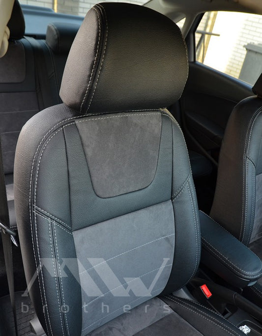 Maßgefertigte Sitzbezüge für Volkswagen Polo V (2009–2017), Lederoptik