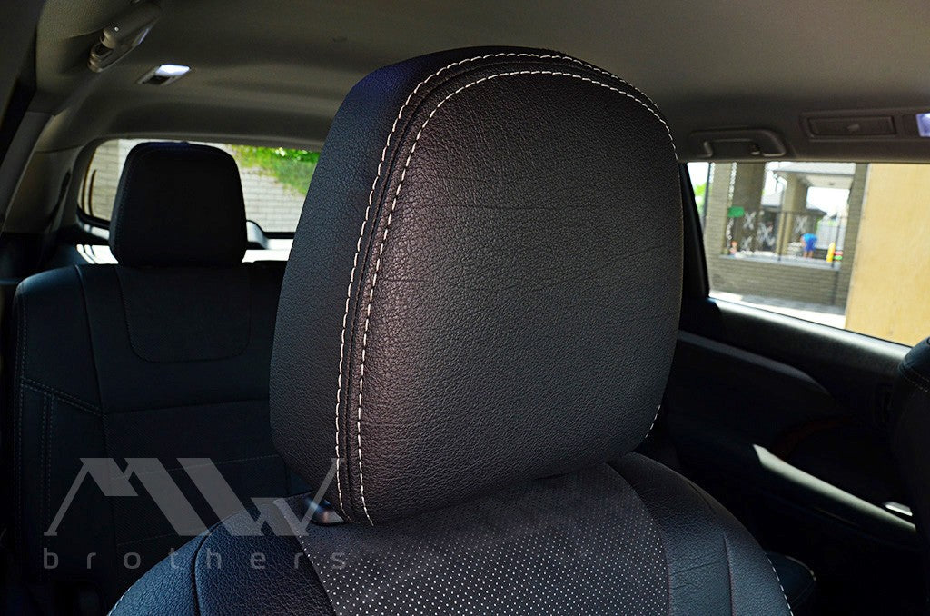 Set coprisedili su misura per Toyota Highlander 3 (XU50) (2013-2019), Leather Style