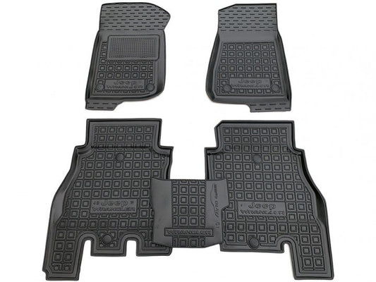 Passgenaue Gummifußmatten für Jeep Wrangler (ab 2017)