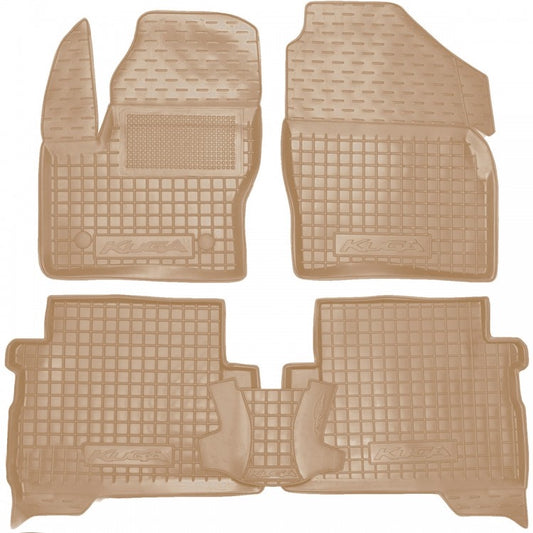 Set tappetini di gomma su misura per Ford Kuga 1 (2008-2013)