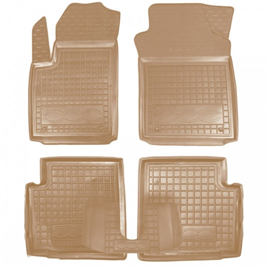Passgenaue Gummimatten für Fiat 500 (2007-2024)