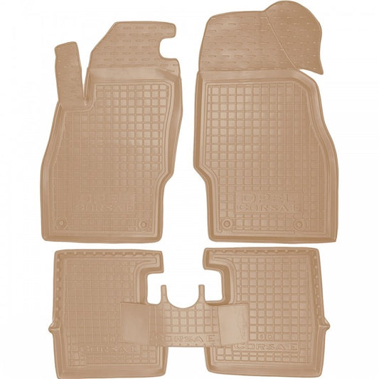Set tappetini di gomma su misura per Opel Corsa E (2014-2019)